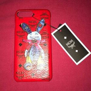 Red MCM Iphone 7 Plus Case